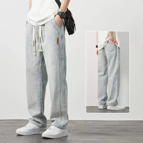 📢📢60 % de réduction !!! ✨Jeans droits amples pour hommes - Image 8