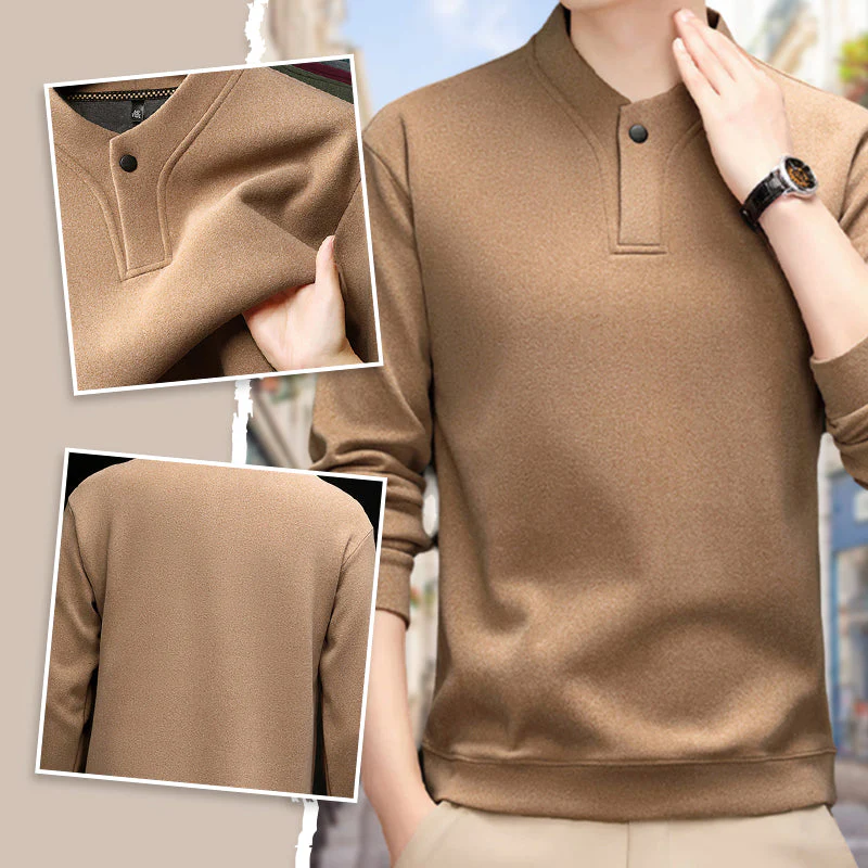 đ„vente Ă chaudđ„Pull Ăpaissi DoublĂ© en Peluche pour Homme - Image 2