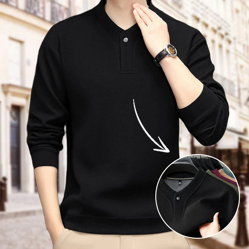 đ„vente Ă chaudđ„Pull Ăpaissi DoublĂ© en Peluche pour Homme - Image 4