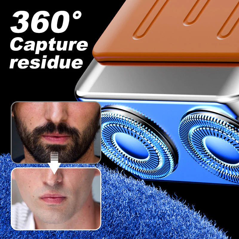 🏆🙍‍♂️66% de réduction pour une durée limitée pendant l'événement✨Men's Portable Mini Rotary Electric Shaver - Image 4