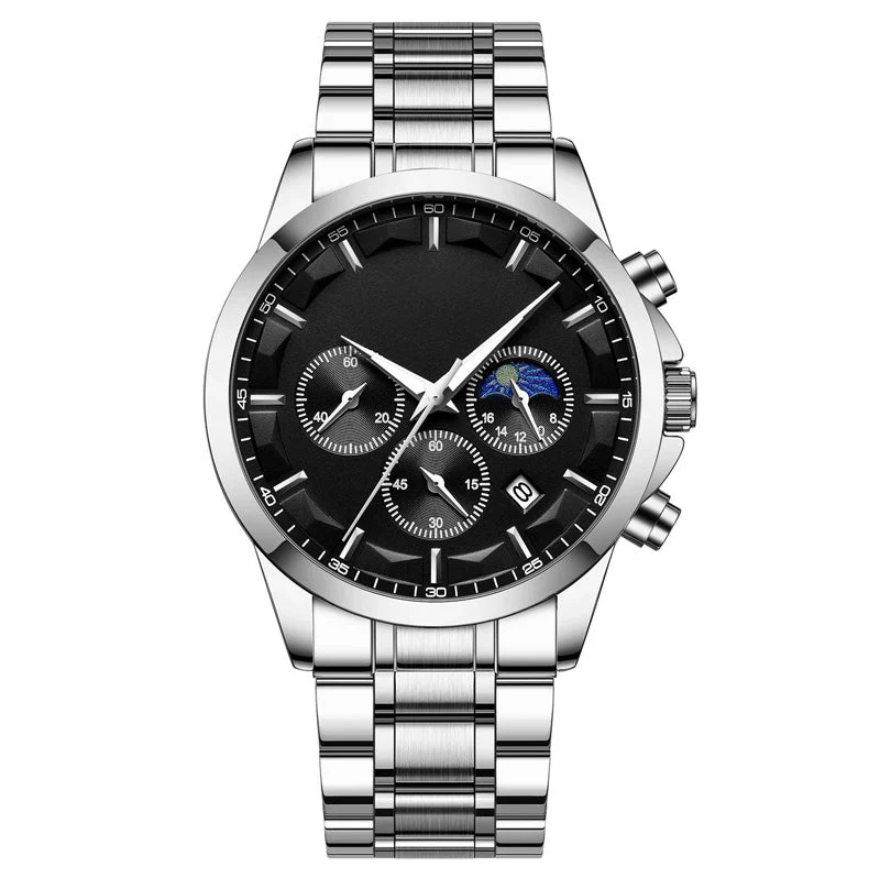 🎁🔥2025 ventes chaudes🔥⌚Montre à quartz en acier inoxydable pour hommes - Image 10