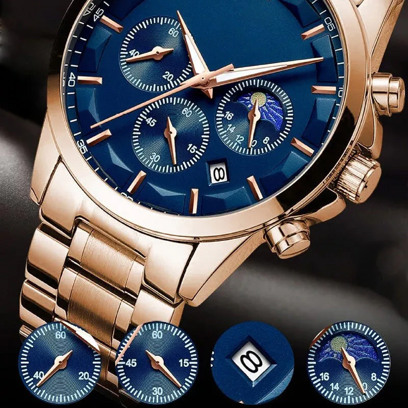 🎁🔥2025 ventes chaudes🔥⌚Montre à quartz en acier inoxydable pour hommes - Image 2