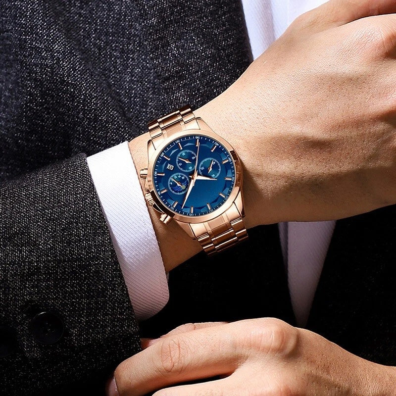🎁🔥2025 ventes chaudes🔥⌚Montre à quartz en acier inoxydable pour hommes - Image 4