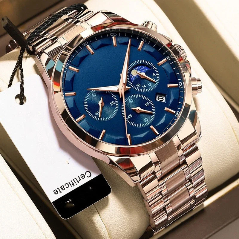 🎁🔥2025 ventes chaudes🔥⌚Montre à quartz en acier inoxydable pour hommes - Image 8