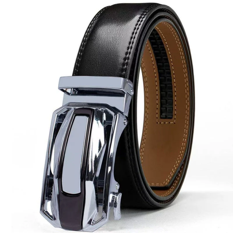 📢📢50 % de réduction !! ⏰Ceinture à cliquet pour homme, habillée et décontractée - Image 11