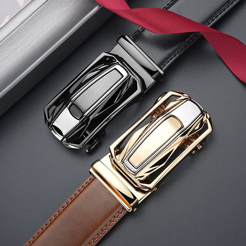 📢📢50 % de réduction !! ⏰Ceinture à cliquet pour homme, habillée et décontractée - Image 7