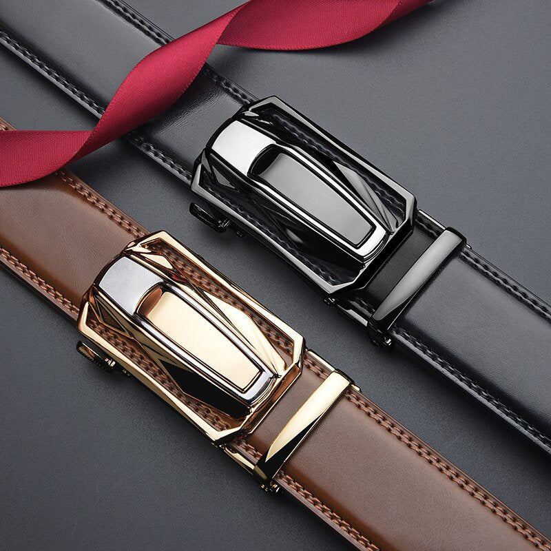 📢📢50 % de réduction !! ⏰Ceinture à cliquet pour homme, habillée et décontractée - Image 8