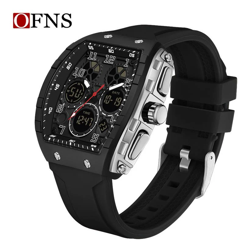 📢📢60 % de réduction !!! ✨ Conçu pour l’action – Montre sportive automatique lumineuse, résistante à l’eau et aux chocs - Image 10