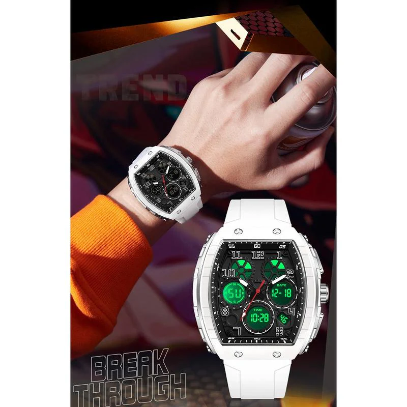 📢📢60 % de réduction !!! ✨ Conçu pour l’action – Montre sportive automatique lumineuse, résistante à l’eau et aux chocs - Image 5