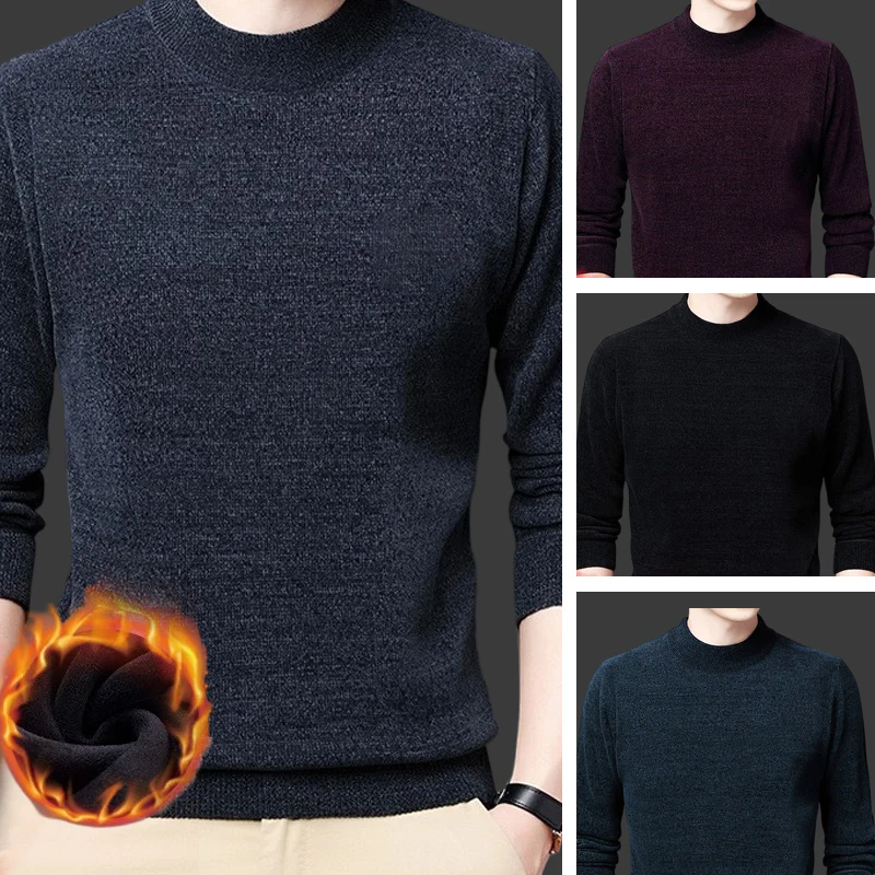 đąđą60% de rĂ©duction !! â°Pull Ă col montant doublĂ© thermique pour homme