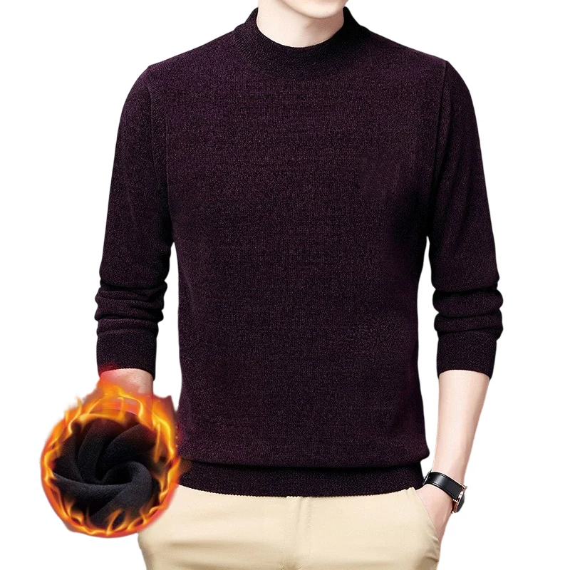 đąđą60% de rĂ©duction !! â°Pull Ă col montant doublĂ© thermique pour homme - Image 7