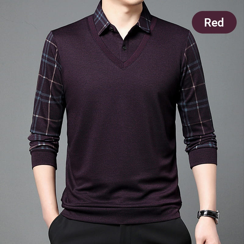 💥Soldes exceptionnelles du Black Friday - 49 % DE RÉDUCTION🔥Pull-over deux pièces en tricot pour homme - Image 11