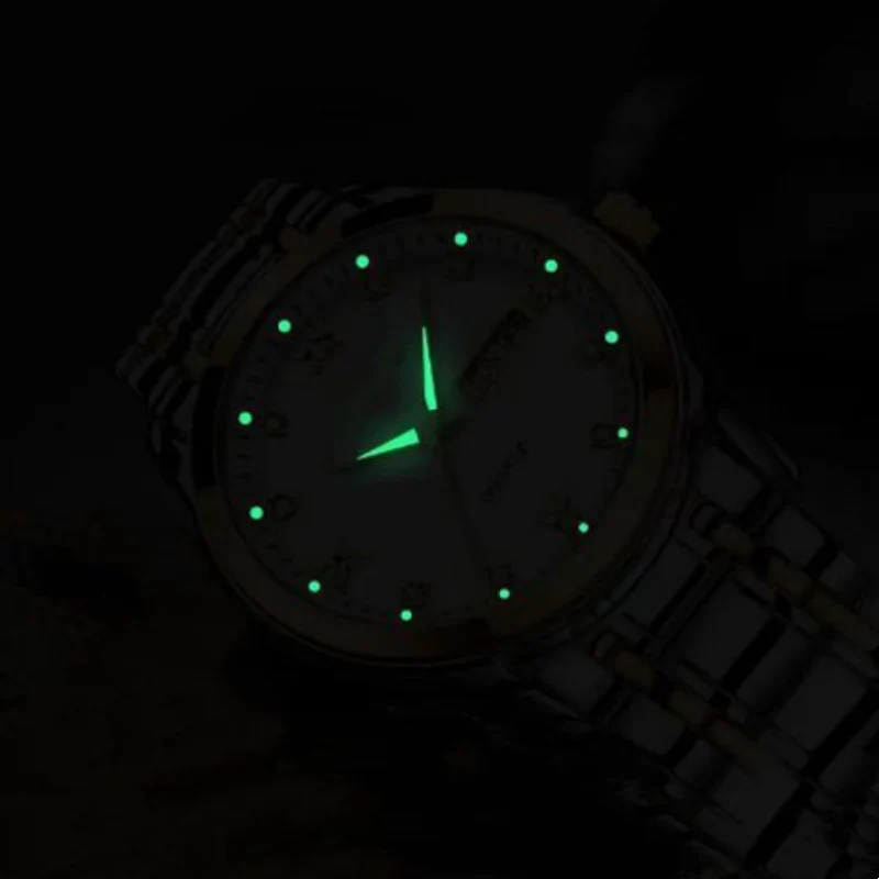 📢📢60 % de réduction !!!🎅Montre lumineuse imperméable bicolore pour homme - Image 8