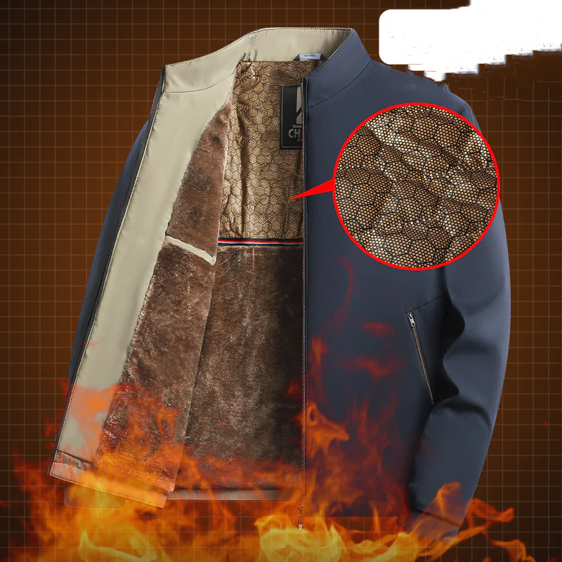 📢📢60% DE RÉDUCTION !!! ✨Veste de travail à col montant et fermeture éclair intégrale pour homme - Image 2
