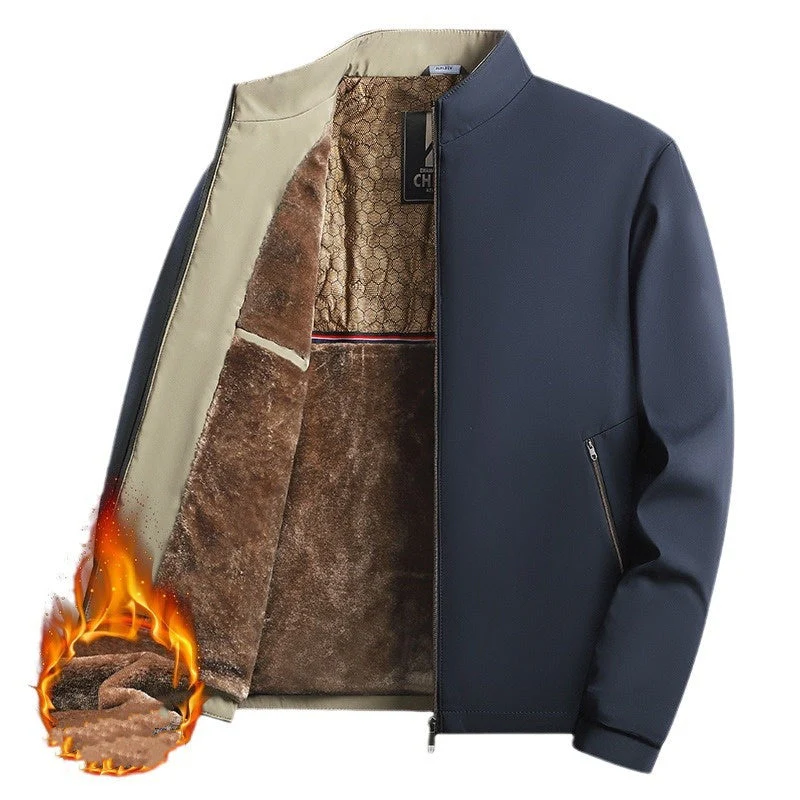 📢📢60% DE RÉDUCTION !!! ✨Veste de travail à col montant et fermeture éclair intégrale pour homme - Image 4