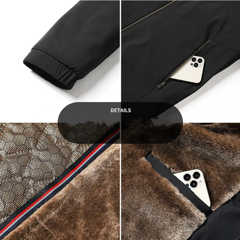 📢📢60% DE RÉDUCTION !!! ✨Veste de travail à col montant et fermeture éclair intégrale pour homme - Image 6