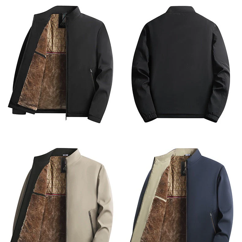 📢📢60% DE RÉDUCTION !!! ✨Veste de travail à col montant et fermeture éclair intégrale pour homme - Image 7