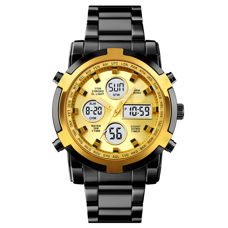 📢📢50 % DE RÉDUCTION !! ⏰Montres analogiques-numériques militaires étanches pour hommes - Image 11