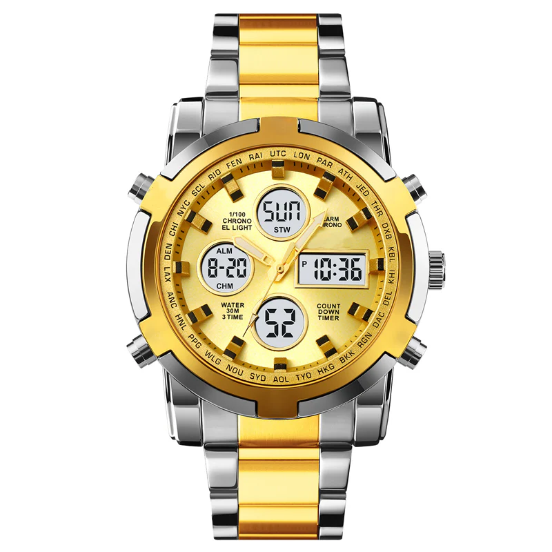 📢📢50 % DE RÉDUCTION !! ⏰Montres analogiques-numériques militaires étanches pour hommes - Image 16