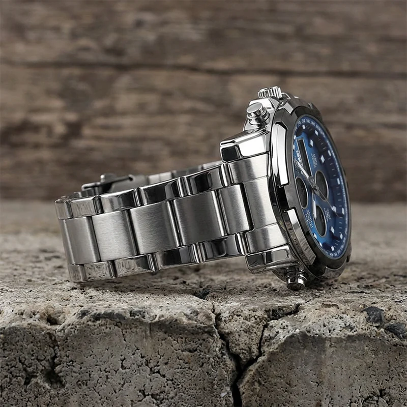 📢📢50 % DE RÉDUCTION !! ⏰Montres analogiques-numériques militaires étanches pour hommes - Image 6