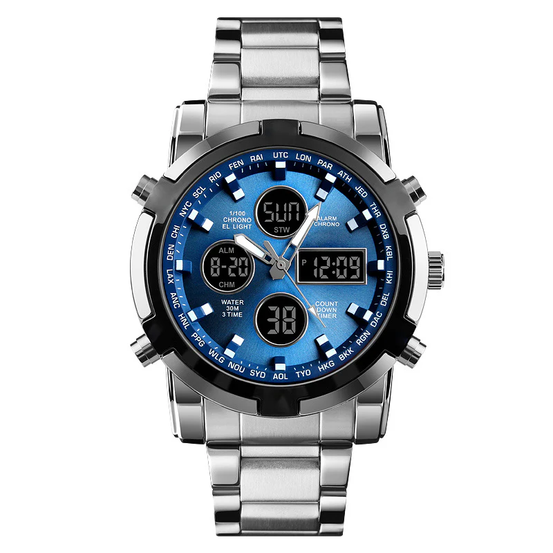📢📢50 % DE RÉDUCTION !! ⏰Montres analogiques-numériques militaires étanches pour hommes - Image 7