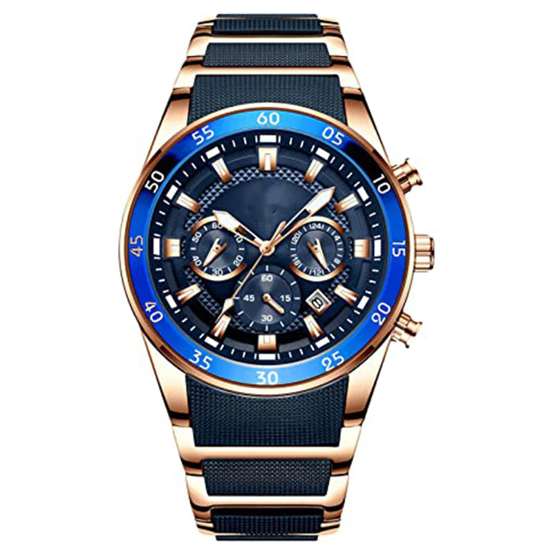 âRemise de 72% de la valeurđ„Montre Ă quartz multifonctionnelle Ă©tanche pour hommes - Image 10