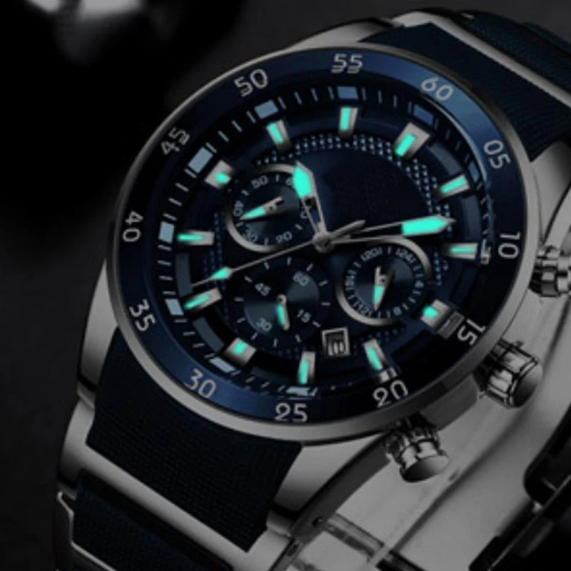 âRemise de 72% de la valeurđ„Montre Ă quartz multifonctionnelle Ă©tanche pour hommes - Image 7