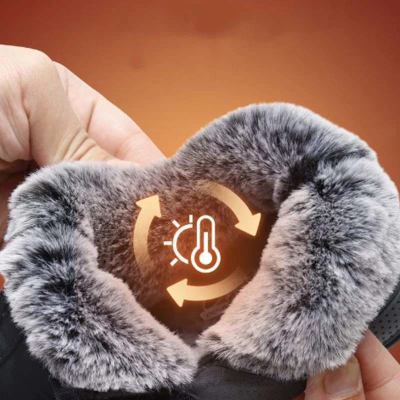 📢📢60 % de réduction !!!🎅Bottes de neige imperméables pour hommes avec fermeture éclair latérale - Image 8