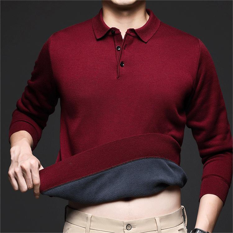 🧥 60% DE RÉDUCTION ! 🔥 Pull Matelassé à Revers Épais pour Homme – Chaud & Confortable avec Livraison Gratuite ✨ - Image 9