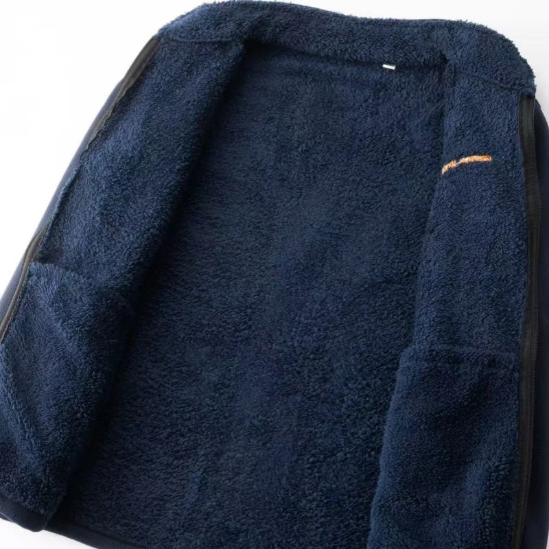 đąđą60% DE RĂDUCTION ! âšManteaux dâhiver chauds pour hommes avec fermeture Ă©clair et poches - Image 4