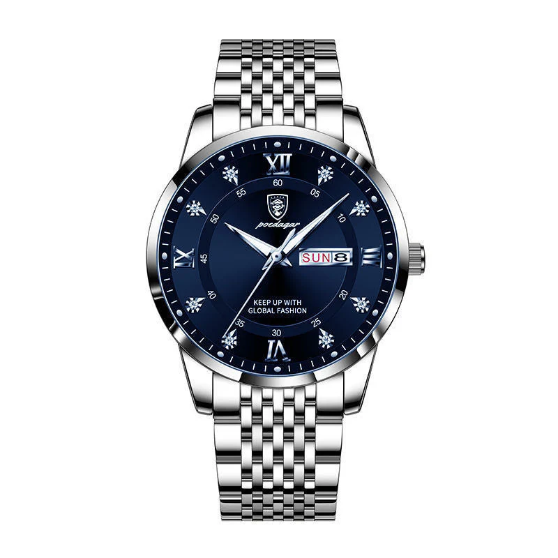 📢📢68 % de réduction !!! 🎅Montre quartz lumineuse et étanche pour homme avec calendrier - Image 10