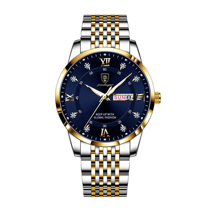 📢📢68 % de réduction !!! 🎅Montre quartz lumineuse et étanche pour homme avec calendrier - Image 12