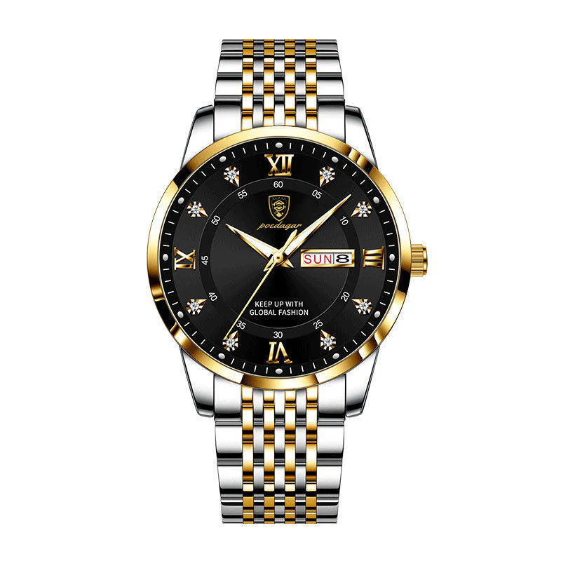 📢📢68 % de réduction !!! 🎅Montre quartz lumineuse et étanche pour homme avec calendrier - Image 13