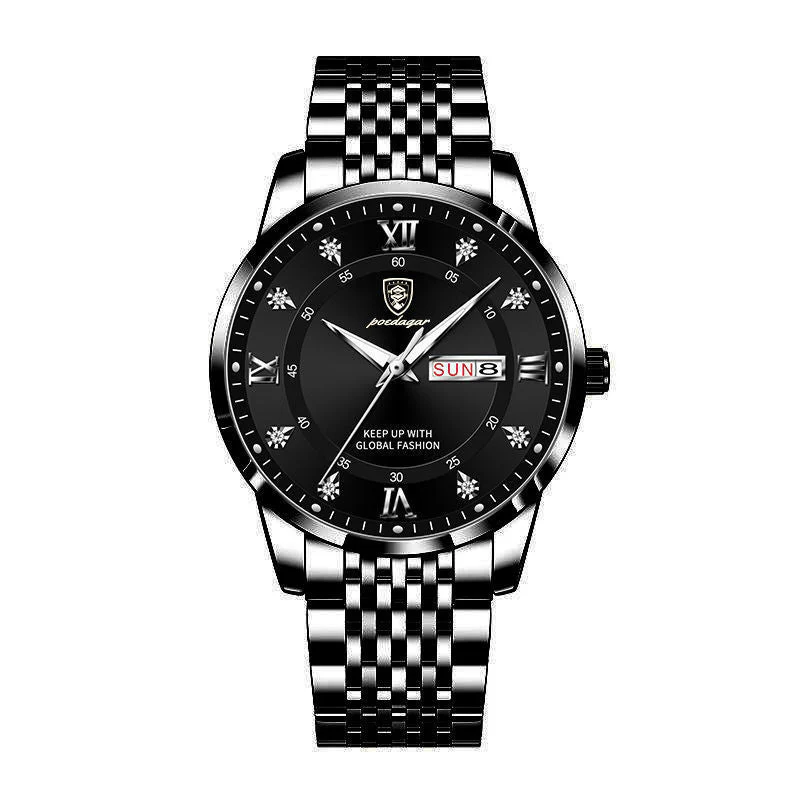 📢📢68 % de réduction !!! 🎅Montre quartz lumineuse et étanche pour homme avec calendrier - Image 14