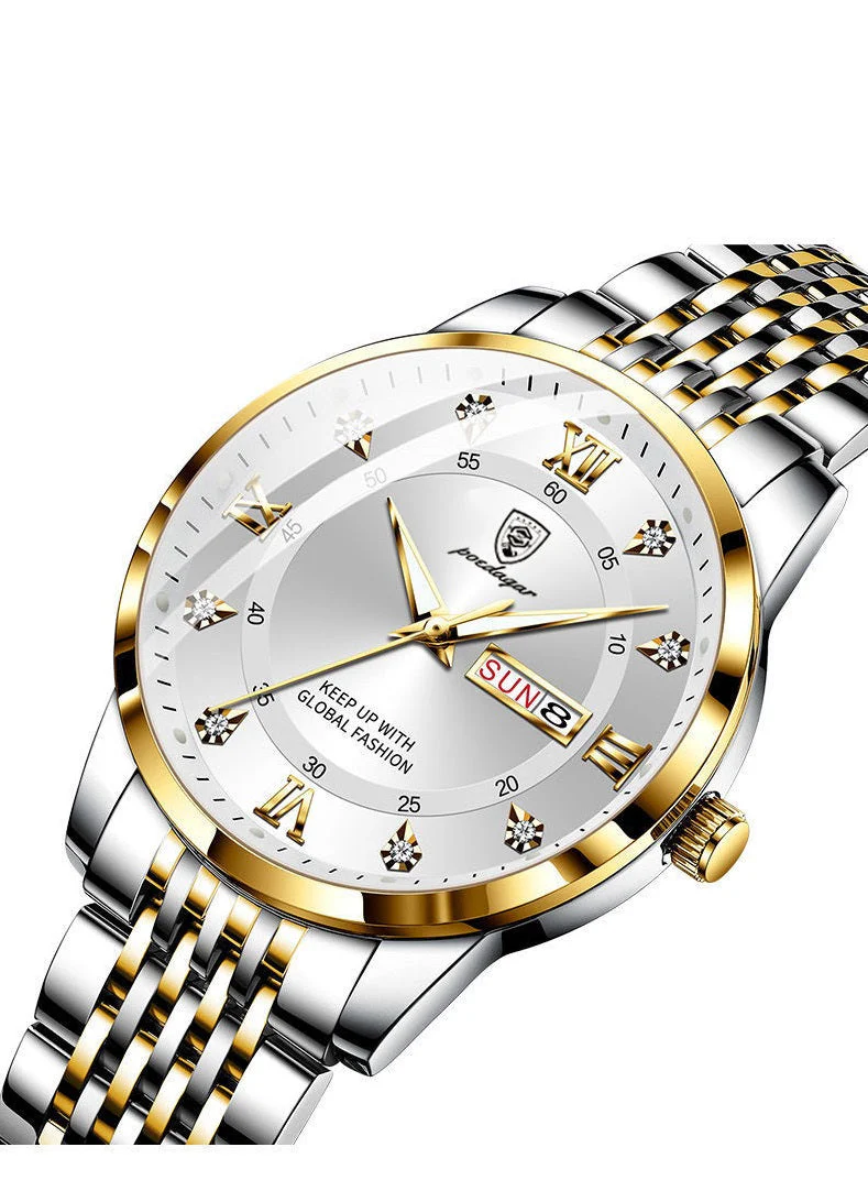 📢📢68 % de réduction !!! 🎅Montre quartz lumineuse et étanche pour homme avec calendrier - Image 16