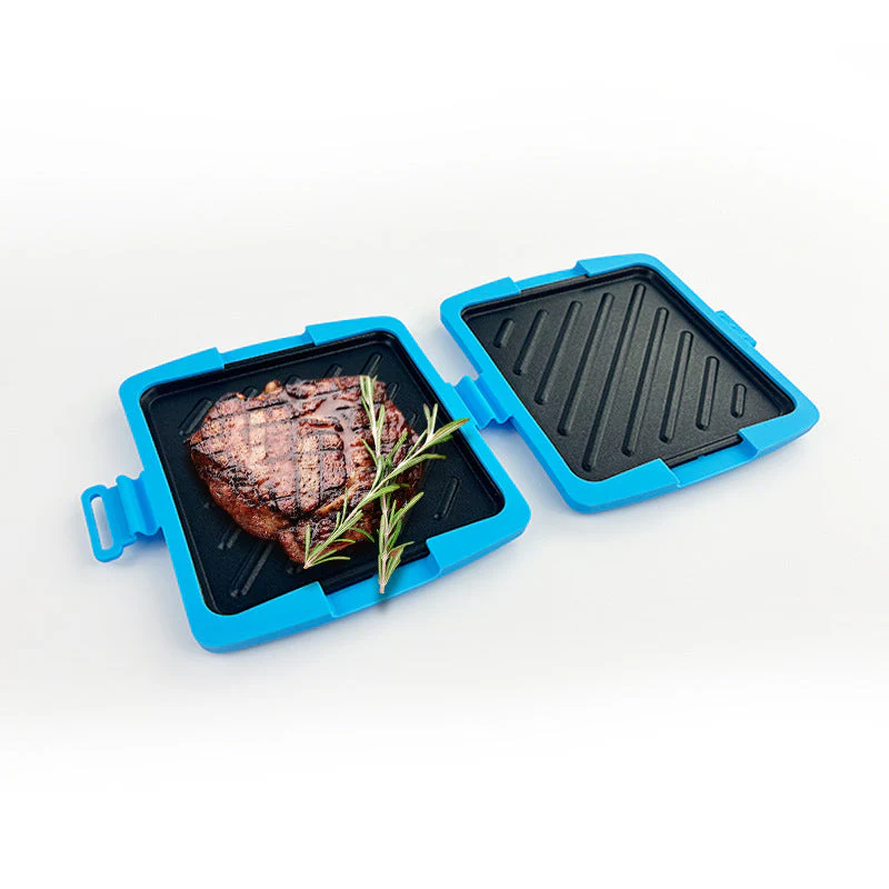 📢📢50 % de réduction !! ⏰Four à Micro-ondes, Grille-Pain & Appareil à Sandwich 3-en-1 – Cuisson Rapide, Nettoyage Facile & Design Compact🔥🥪 - Image 10