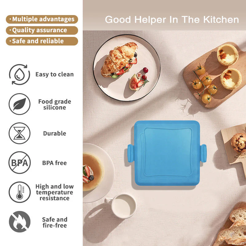 📢📢50 % de réduction !! ⏰Four à Micro-ondes, Grille-Pain & Appareil à Sandwich 3-en-1 – Cuisson Rapide, Nettoyage Facile & Design Compact🔥🥪 - Image 4