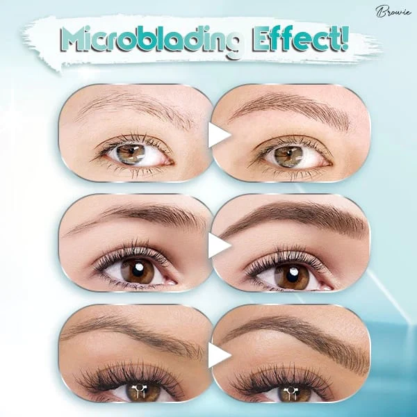 🔥Achetez 1 obtenez 1 gratuit 🔥 Crayon à sourcils résistant à l'eau et à la transpiration avec 4 fourchettes de tatouage de sourcils. - Image 3