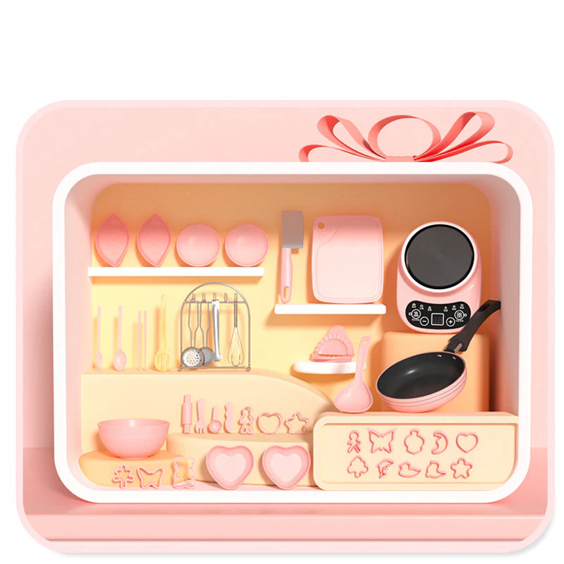 📢📢60% de réduction !! ⏰🎄[Meilleur cadeau pour un enfant]🍳Jouets mini-cuisine pour enfants - 22 PCS Set - Image 6
