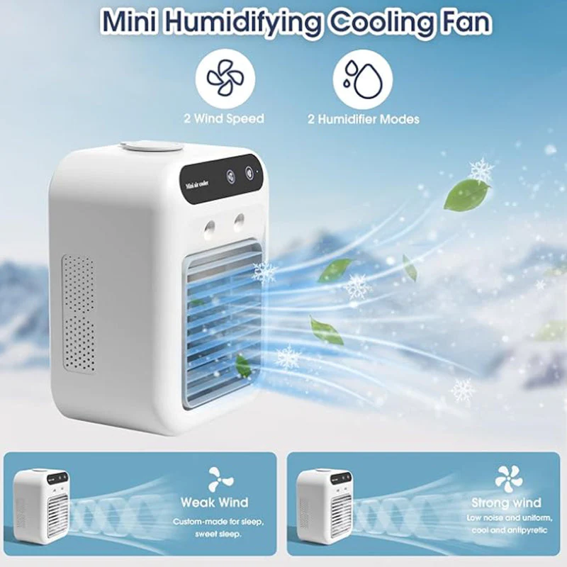 đPromotion d'Ă©tĂ© d'une durĂ©e limitĂ©e 65% de rĂ©ductionâšâïžMini climatiseur portable avec refroidisseur et humidificateur - Image 2