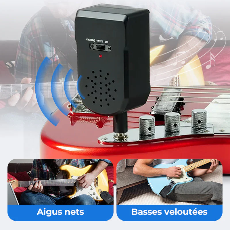 🔥 Mini Guitar Amp Pro 🎸 30W Son HD 🔊 20H d'Autonomie 🔋 Prêt pour le Busking 🌆 ACHETEZ PLUS, ÉCONOMISEZ PLUS ! 🎁 - Image 4