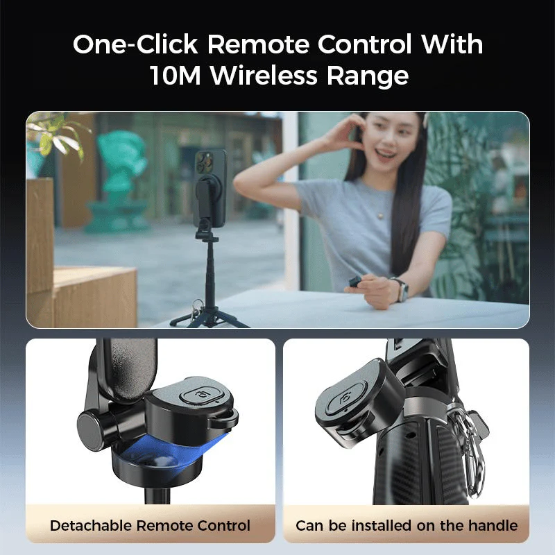 📢📢50 % de réduction !! ⏰Perche à Selfie Magnétique Multifonction 4-en-1 avec Rotation à 360°🌞 - Image 4