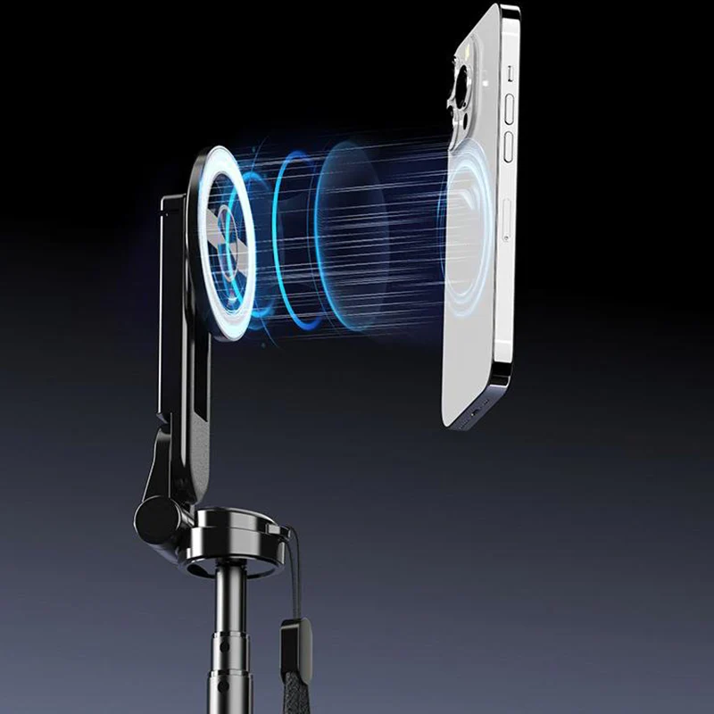 📢📢50 % de réduction !! ⏰Perche à Selfie Magnétique Multifonction 4-en-1 avec Rotation à 360°🌞 - Image 6