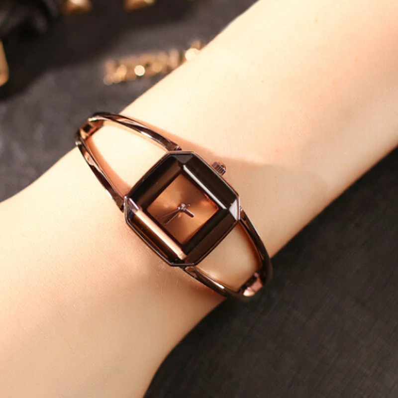Montre quartz minimaliste à cadran carré - Image 8