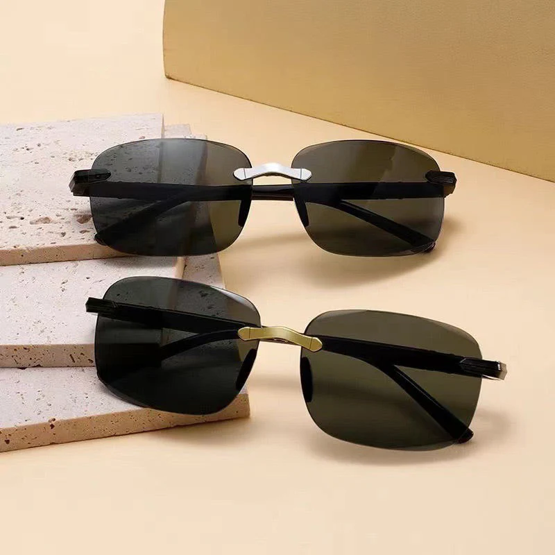 📢📢2 dernières heures : Grande vente⏰⏰🕶️ Lunettes de Soleil HD Sans Cadre Ultra-Légères - Protection UV400 et Vision sans Distortion 🌞📦 - Image 12