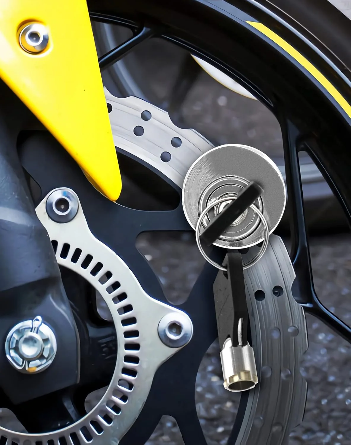 🔒Serrure à disque antivol pour motocyclett - Image 11