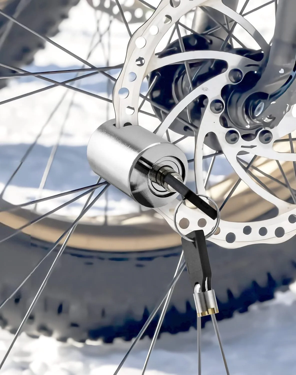🔒Serrure à disque antivol pour motocyclett - Image 12