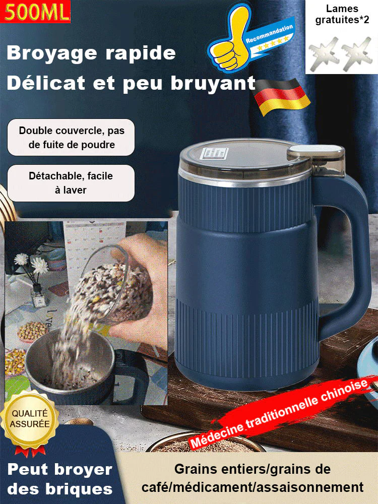 ⏳50% de réduction⏰Tasse de broyage électrique à grande capacité et à grande vitesse🫘