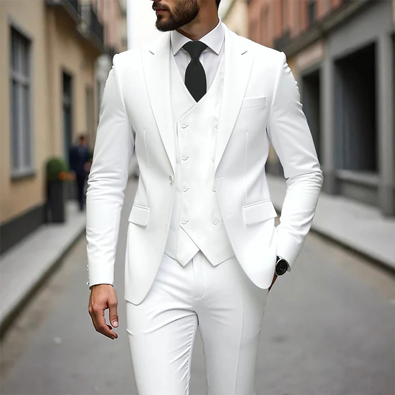 Costume 3 pièces coupe slim pour homme - Image 13