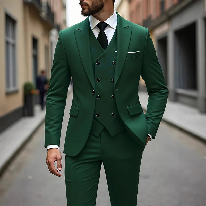 Costume 3 pièces coupe slim pour homme - Image 17